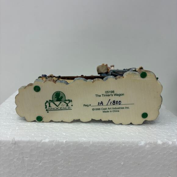 Ivy & Innocence - The Tinker's Wagon 05198 Original Box 1998 Vintage Horse Drawn - Picture 12 of 15